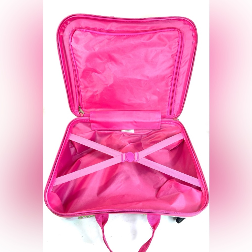 Hello Kitty Ride-On 18" Hard Shell Suitcase/ Tow-Along Toddler Luggage W/Wheels - Picture 7 of 12